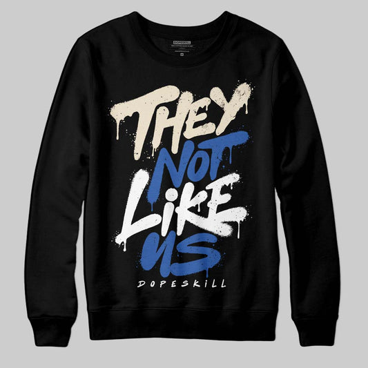Jordan 1 Low Travis Scott x Fragment DopeSkill Sweatshirt They Not Like Us Graphic Streetwear - black