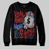 Jordan 4 “Rare Air” DopeSkill Sweatshirt Real Ones Move In Silence Graphic Streetwear - Black
