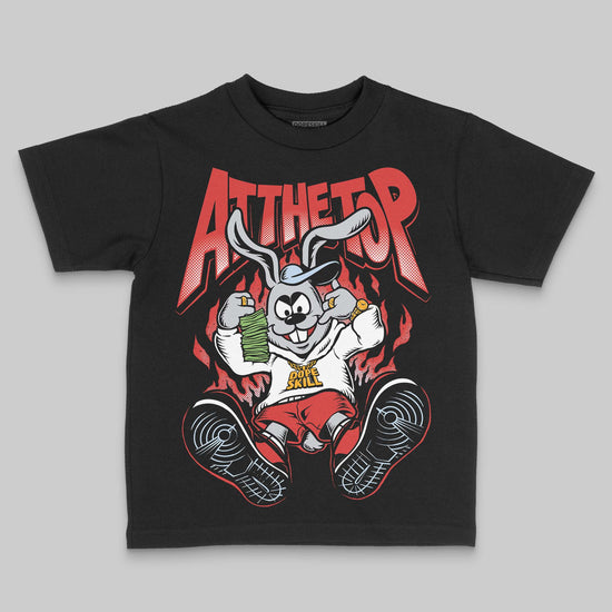 Jordan 6 “Reverse Infrared” DopeSkill Toddler Kids T-shirt At The Top Graphic Streetwear - Black