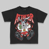 Jordan 6 “Reverse Infrared” DopeSkill Toddler Kids T-shirt At The Top Graphic Streetwear - Black