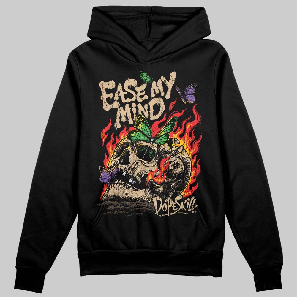 TAN Sneakers DopeSkill Hoodie Sweatshirt Ease My Mind Graphic Streetwear - Black