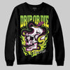 Neon Green Sneakers DopeSkill Sweatshirt Drip or Die Graphic Streetwear - black