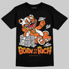 Jordan 1 Retro High OG Shattered Backboard (2025) DopeSkill T-Shirt Born To Be Rich Graphic Streetwear - Black