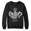 Jordan 1 Retro Low OG Black Cement DopeSkill Sweatshirt Queen Chess Graphic Streetwear - Black