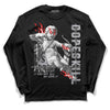 Jordan 2 Retro "Black Cement" DopeSkill Long Sleeve T-Shirt You Got All My Love Graphic Streetwear - Black