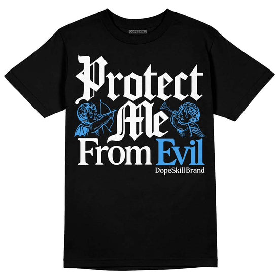 Jordan 3 "Midnight Navy" DopeSkill T-Shirt Protect Me From Evil Graphic Streetwear - Black