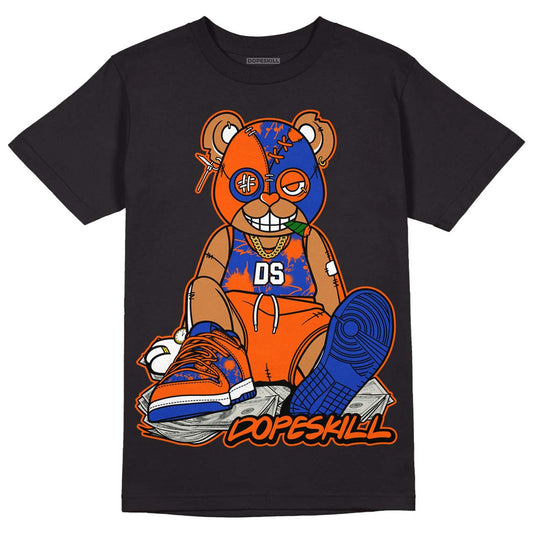 Dunk Low Futura Orange Blaze DopeSkill T-Shirt Greatest Graphic Streetwear - Black