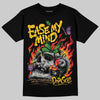 Yellow Sneakers DopeSkill T-Shirt Ease My Mind Graphic Streetwear - Black