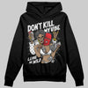 Rick Owens Leather Low Sneaker Black And Milk DopeSkill Hoodie Sweatshirt Don't Kill My Vibe Graphic Streetwear - Black