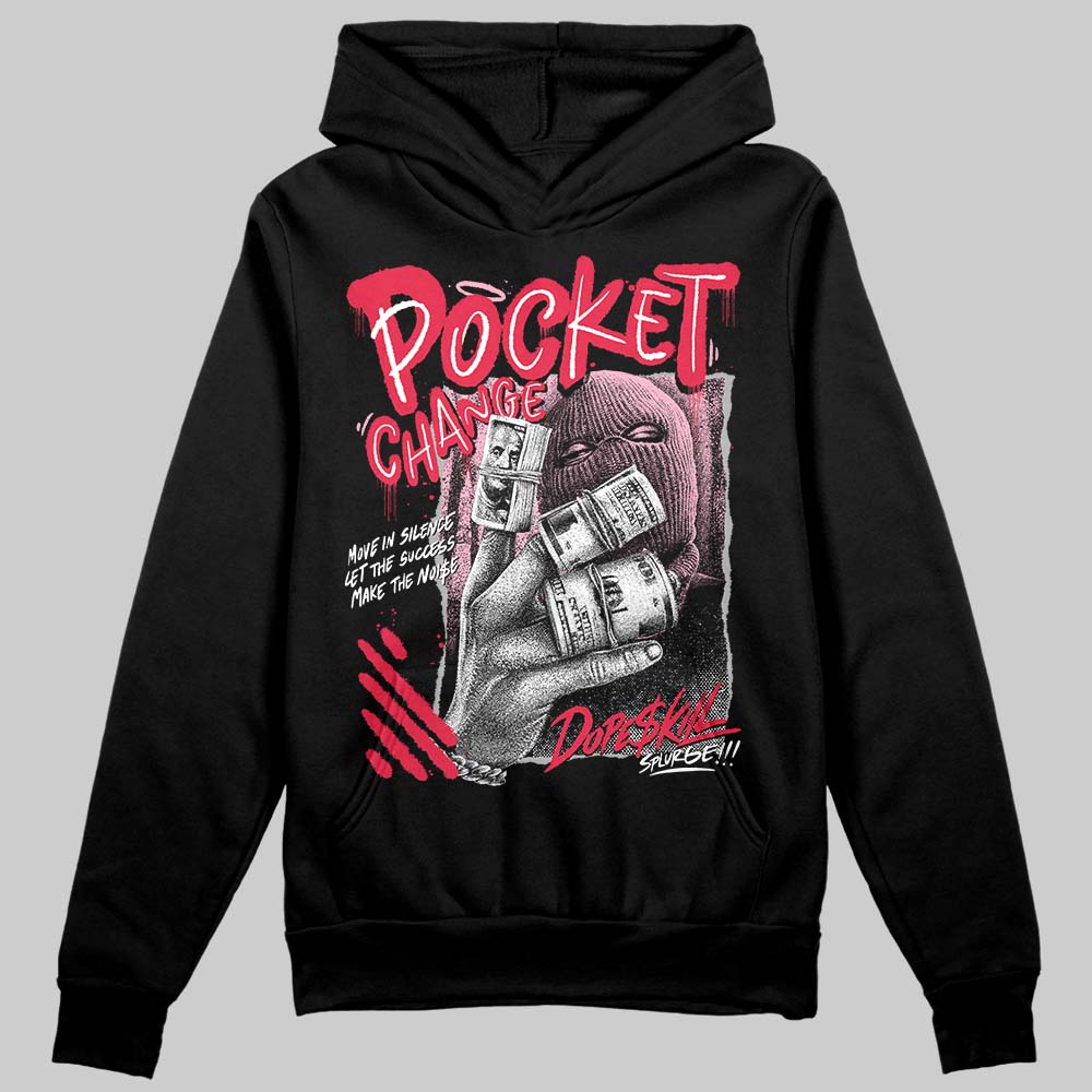 Dunk Low Valentine's Day (2026) DopeSkill Hoodie Sweatshirt Pocket Change Graphic Streetwear - black