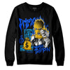 Royal Blue Sneakers DopeSkill Sweatshirt Drip'n Never Tripp'n Graphic Streetwear - Black