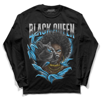 Jordan 2 Low "University Blue" DopeSkill Long Sleeve T-Shirt New Black Queen Graphic Streetwear - Black