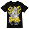 Jordan 4 Retro “Vivid Sulfur” DopeSkill T-Shirt Angels Graphic Streetwear - Black