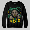 Green Sneakers DopeSkill Sweatshirt Two Sides Graphic Streetwear - black
