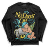 Jordan 5 Aqua DopeSkill Long Sleeve T-Shirt New No Days Off Graphic Streetwear - Black