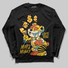 Yellow Sneakers DopeSkill Long Sleeve T-Shirt Make Money Graphic Streetwear - Black