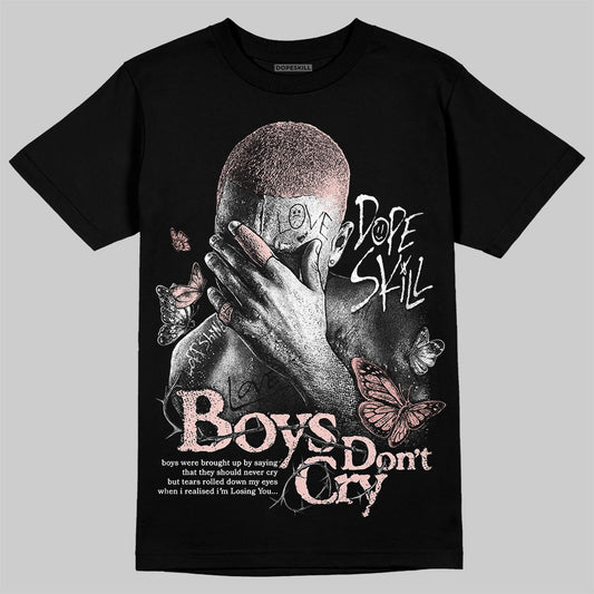 Lanvin Leather Curb Glitter Pale Pink DopeSkill T-Shirt Boys Don't Cry Graphic Streetwear - Black