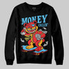Red Sneakers DopeSkill Sweatshirt Money Callin' Graphic Streetwear - Black