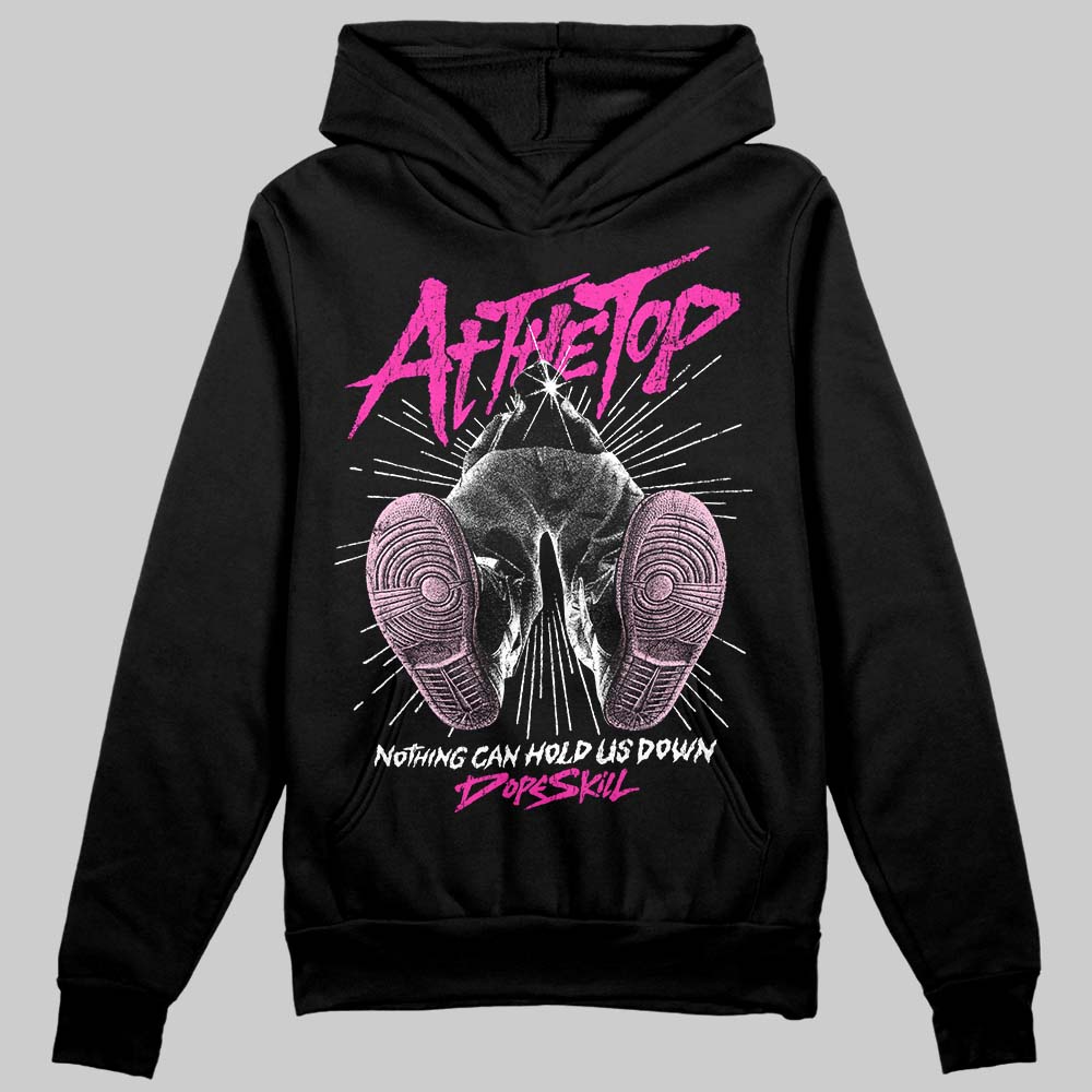 Pink Sneakers DopeSkill Hoodie Nothing Can Hold US Down Graphic Streetwear - Black