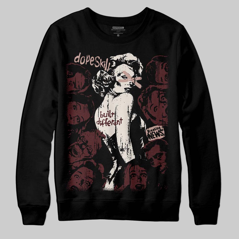 Jordan 11 “China” DopeSkill Sweatshirt Built Different Graphic Streetwear - Black