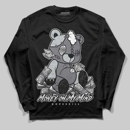 Jordan 4 “Fear” DopeSkill Long Sleeve T-Shirt MOMM Bear Graphic Streetwear -0 Black