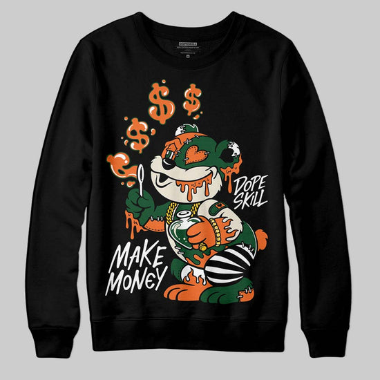 SoleFly x Air Jordan 3 “Fruits Of Our Labor” DopeSkill Sweatshirt Make Money Graphic Streetwear - black