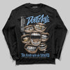 Jordan 12 Retro 'Melo' DopeSkill Long Sleeve T-Shirt The Mouth With No Droughts Graphic Streetwear - Black