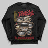 Jordan 14 Retro Ferrari (2025) DopeSkill Long Sleeve T-Shirt The Mouth With No Droughts Graphic Streetwear - Black