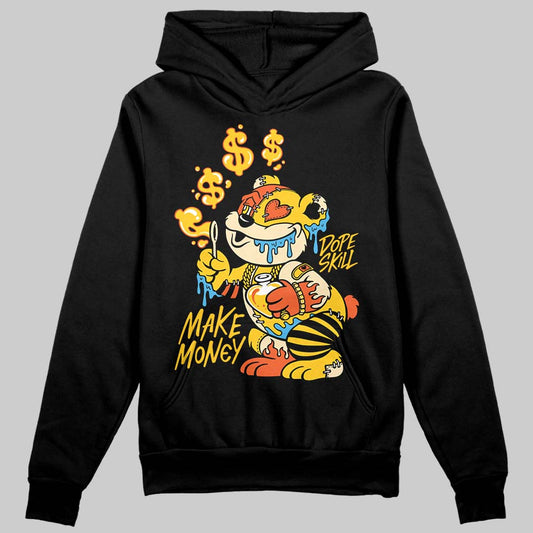 Yellow Sneakers DopeSkill Hoodie Sweatshirt Make Money Graphic Streetwear - black