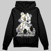 Jordan 5 Retro Reverse Metallic DopeSkill Hoodie Sweatshirt MOMM Bear Graphic Streetwear - Black