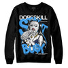 Jordan Spiz’ike Low “White/Obsidian” DopeSkill Sweatshirt Stay It Busy Graphic Streetwear - Black