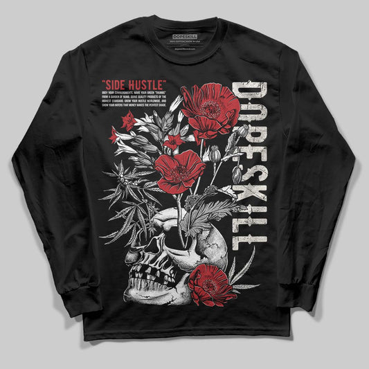 Nigel Sylvester x Jordan 1 Low OG “Nitro” DopeSkill Long Sleeve T-Shirt Side Hustle Graphic Streetwear - Black