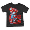 Jordan 11 Retro Cherry DopeSkill Toddler Kids T-shirt Broken Heart Graphic Streetwear - Black 