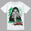 Jordan 1 Low Lucky Green DopeSkill T-Shirt NPC Graphic Streetwear - White