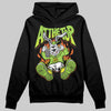 Neon Green Sneakers DopeSkill Hoodie Sweatshirt At The Top Graphic Streetwear - black