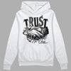 Jordan 6 Black Metallic Chrome DopeSkill Hoodie Sweatshirt Trust No One Graphic Streetwear - White 