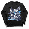 Jordan Spiz’ike Low “White/Obsidian” DopeSkill Long Sleeve T-Shirt LOVE Graphic Streetwear - Black