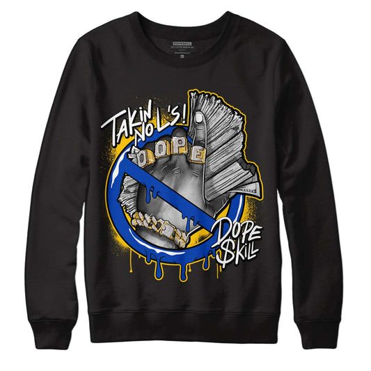 Jordan 14 “Laney” DopeSkill Sweatshirt Takin No L's Graphic Streetwear - Black