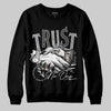 Jordan 1 Retro Low OG Black Cement DopeSkill Sweatshirt Trust No One Graphic Streetwear - Black