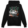 Dunk Low Team Dark Green Orange DopeSkill Hoodie Sweatshirt Trust No One Graphic Streetwear  - Black 