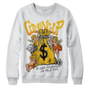 Yellow Sneakers DopeSkill Sweatshirt Money Bag Coming Up Graphic Streetwear - White