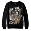 Jordan 5 SE “Sail” DopeSkill Sweatshirt Don't Kill My Vibe Graphic Streetwear - Black