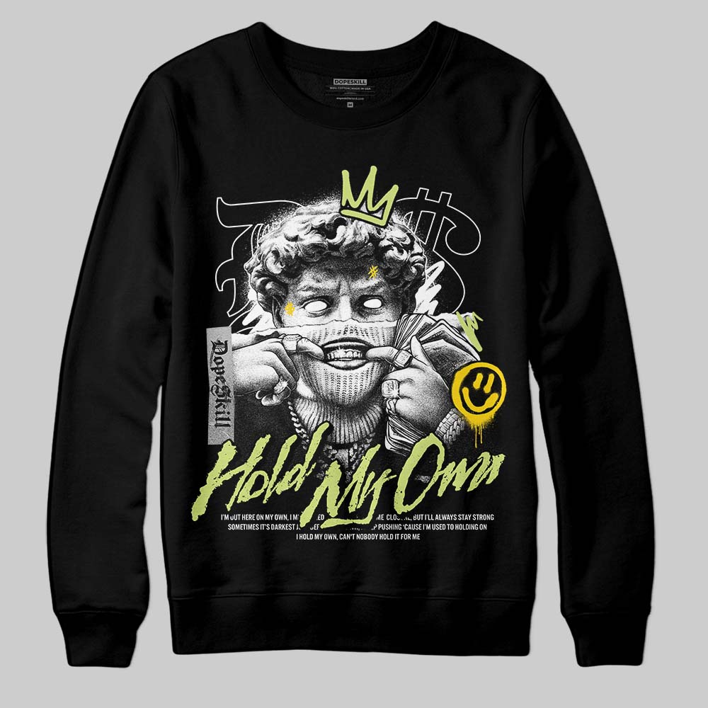 Jordan 5 “Luminous Green” DopeSkill Sweatshirt In My Way Graphic Streetwear - Black
