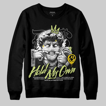 Jordan 5 “Luminous Green” DopeSkill Sweatshirt In My Way Graphic Streetwear - Black