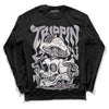 Jordan 2 Cement Grey DopeSkill Long Sleeve T-Shirt Trippin Graphic Streetwear - Black