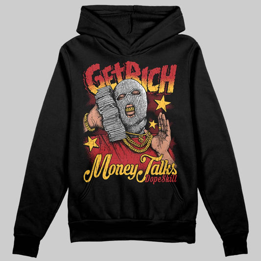 Jordan 14 Golf “Last Shot” DopeSkill Hoodie Sweatshirt Get Rich Graphic Streetwear - Black
