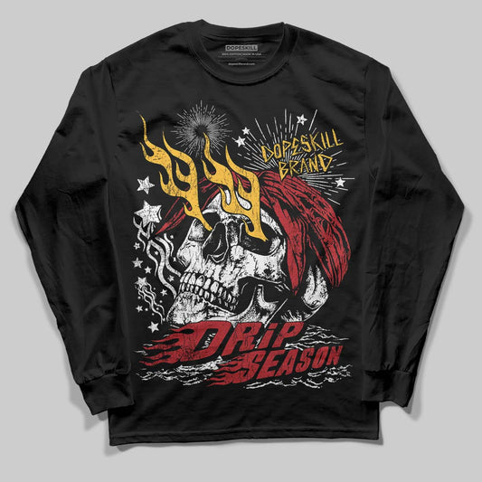 Jordan 14 Golf “Last Shot” DopeSkill Long Sleeve T-Shirt Drip Season Graphic Streetwear - Black
