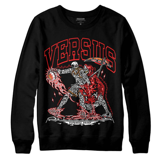Jordan Spizike Low Bred DopeSkill Sweatshirt VERSUS Graphic Streetwear - Black