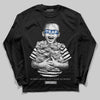 Jordan 9 Retro 'Flint Grey' 2026 DopeSkill Long Sleeve T-Shirt Scared Money Don't Make No Money Graphic Streetwear - Black
