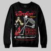 Jordan 14 Retro Ferrari (2025) DopeSkill Sweatshirt Broken Bones Graphic Streetwear - Black